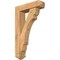 Ekena Millwork Olympic Arts and Crafts Smooth Bracket w/ Offset Brace, Western Red Cedar, 5 1/2"W x 20"D x 32"H BKT0604X20X32OLY03SWR - alternate 1